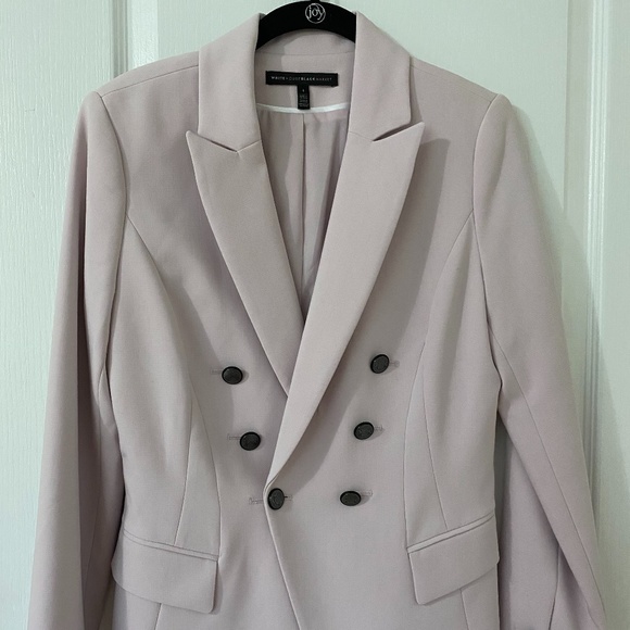 White House  Black Market Pale Mauve Blazer- New - Picture 1 of 2